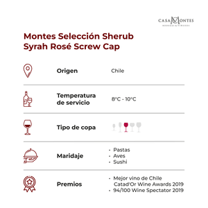 Montes Cherub Syrah Rose Screw Cap