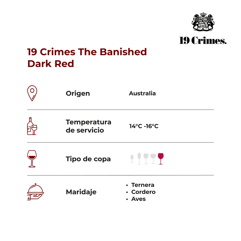 19-CRIMES-THE-BANISHED-DARK-RED-FICHA