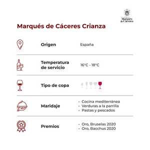 Marqués de Cáceres Crianza 375ml