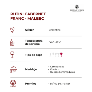 Rutini Cabernet Franc - Malbec