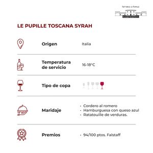 Le Pupille Toscana Syrah