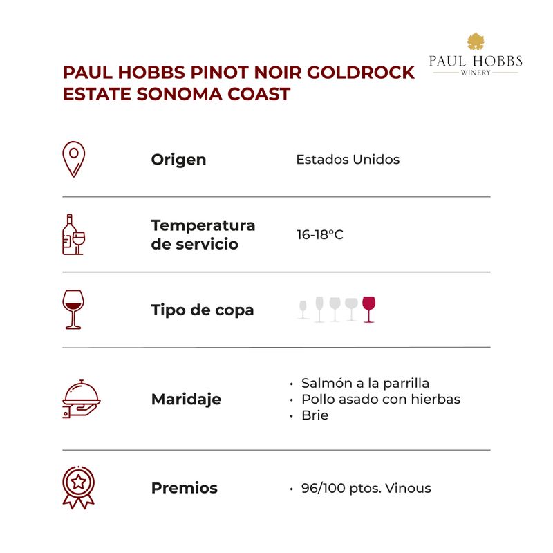 PAUL HOBBS PINOT NOIR GOLDROCK ESTATE SONOMA COAST-2
